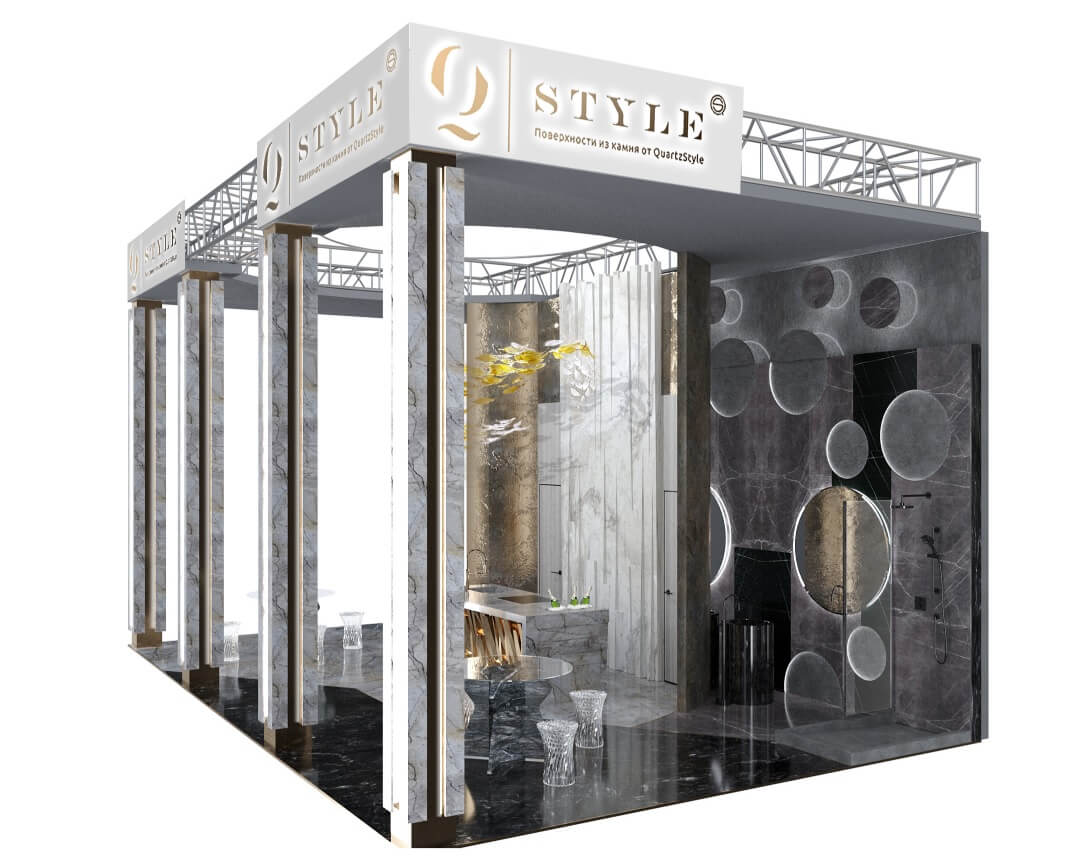 Проект стенда Q-Style на MosBuild 2022 Проект стенда Q-Style на MosBuild 2022