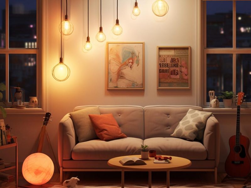 освещение для создания уютного интерьера