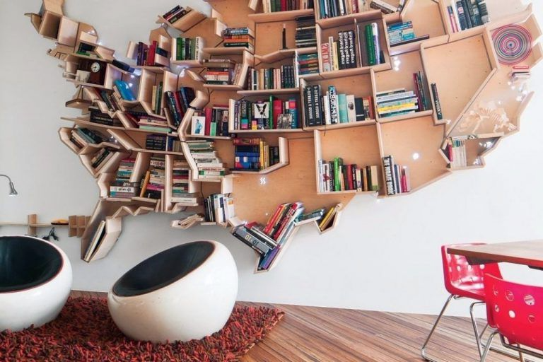 image4.png украшение пустой стены книгами и полками