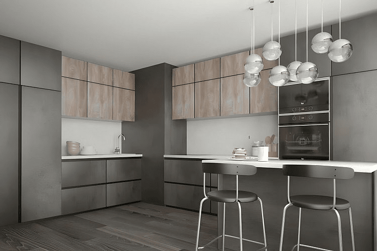 Основные тренды дизайна кухонь 2025–2026